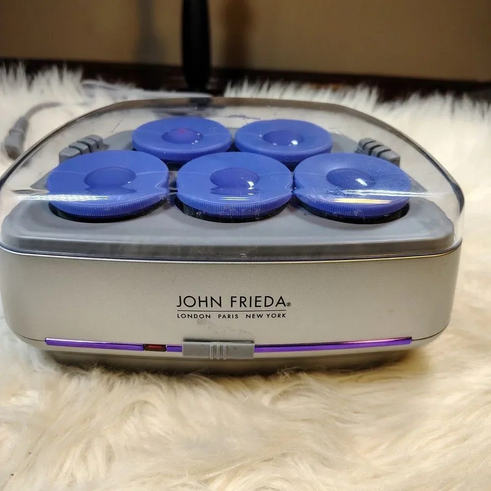 John Frieda London Paris New York JFHS5R 2” 5 Hot rollers NO CLIPS/YT1
